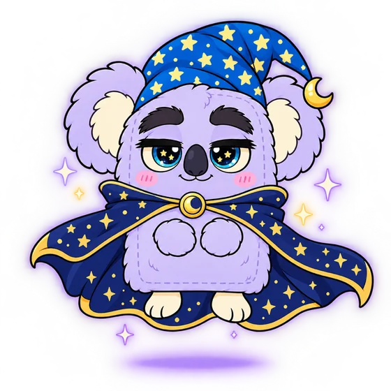 Dream Master Noodle in a starry cape